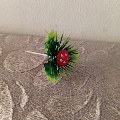 Plastic Christmas decoration for Vasilopita