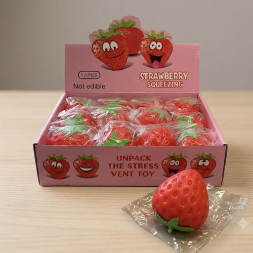 Squishy strawberry new, small to large sizes