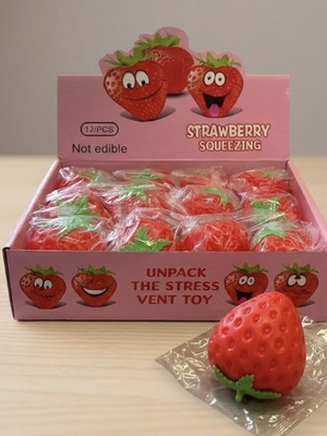 Squishy strawberry new, small to large sizes
