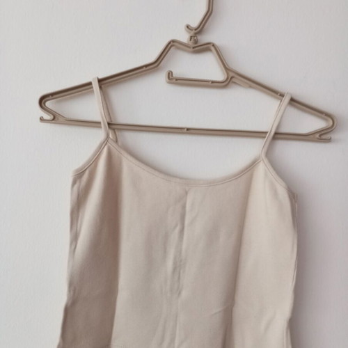 Beige Crop Top with "TARGET" Print like new