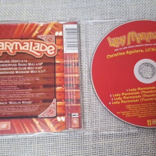 Lady Marmalade CD single μεταχειρισμένο από Christina Aguilera, Lil' Kim, Mya & P!NK