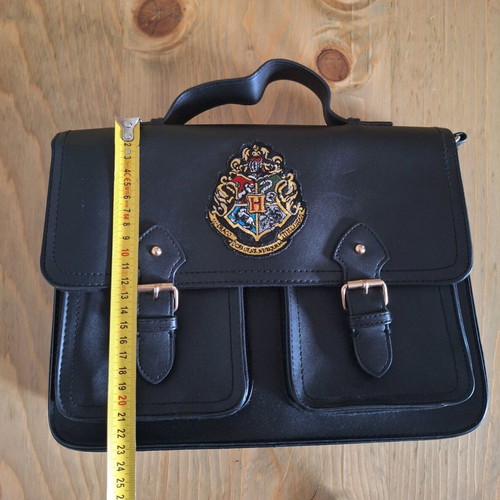Satchel bag black with Harry Potter theme like new