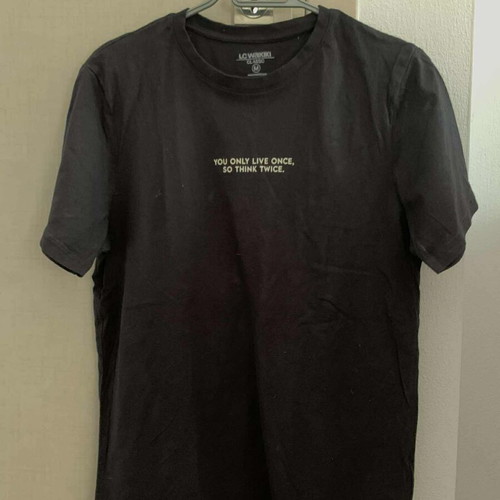 LC Waikiki Classic T-shirt black, size M, like new