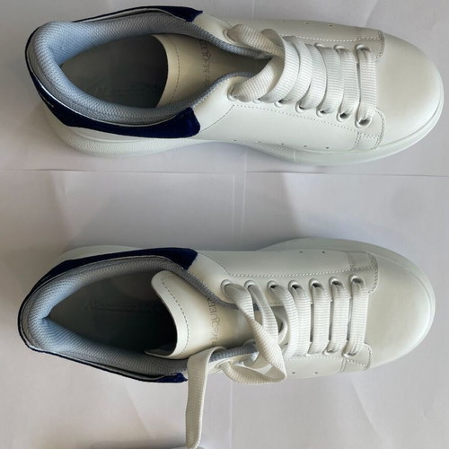Alexander McQueen Limited Edition White Navy Sneakers Size 41 New