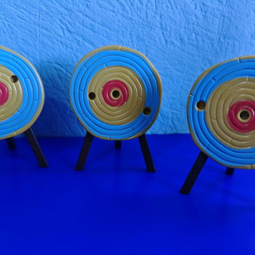 Playmobil Medieval Archery Target new, pack of 5 with tripod