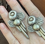 Antique Branded Silver Earrings 925 Used