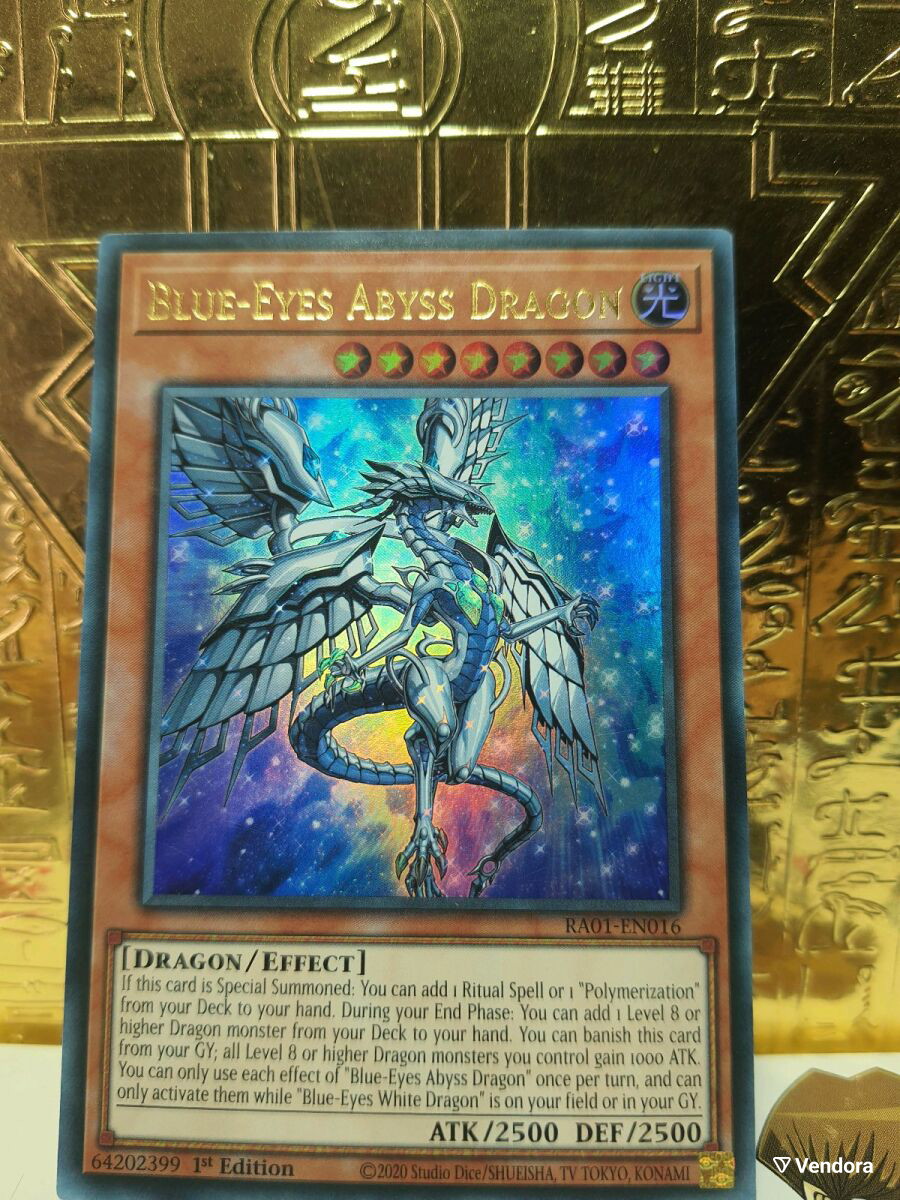 Blue Eyes Abyss Dragon Yu-Gi-Oh! κάρτα… - € 2,00 - Vendora.gr
