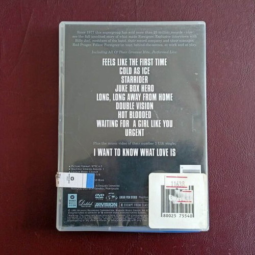 Foreigner DVD The Foreigner Story (Feels Like The First Time) like new