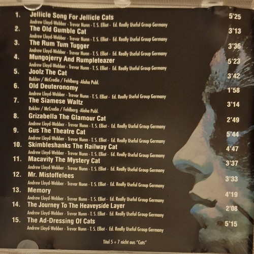 Cats Highlights from the Musical CD like new, Andrew Lloyd Webber