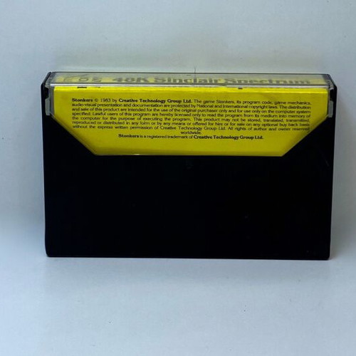 Stonker tape cassette for Spectrum ZX used, complete in box