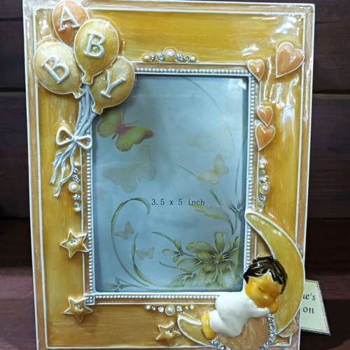Catherine's Collection children's frame new with enamel and crystals
