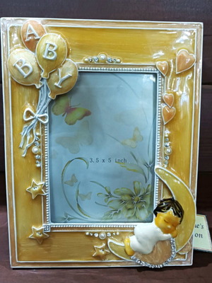Catherine's Collection children's frame new with enamel and crystals