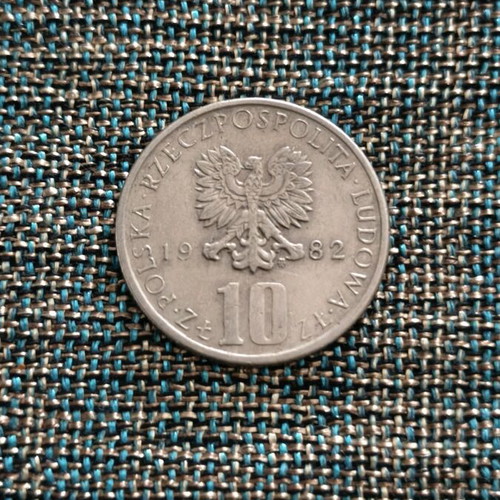 Polish coin used