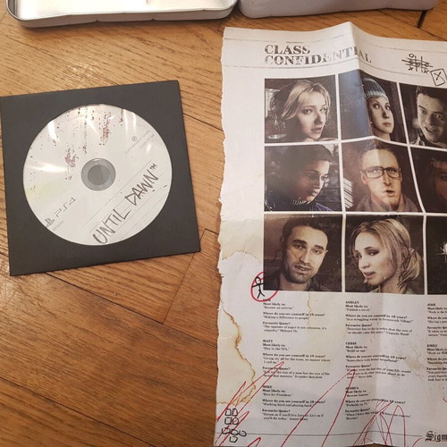 Until Dawn press kit like new