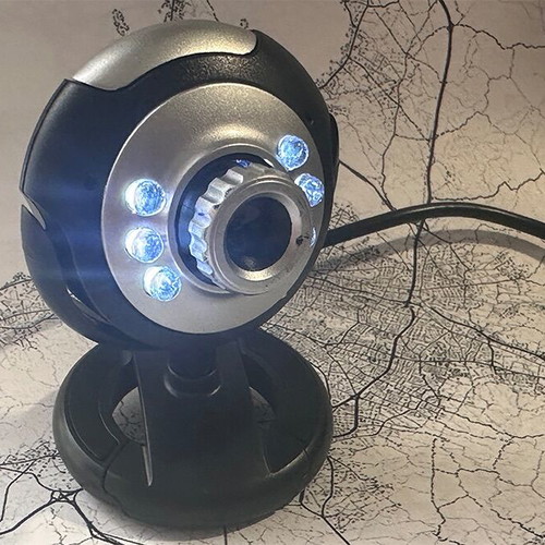 Infrared USB Webcam 640×480 used with Manual Focus