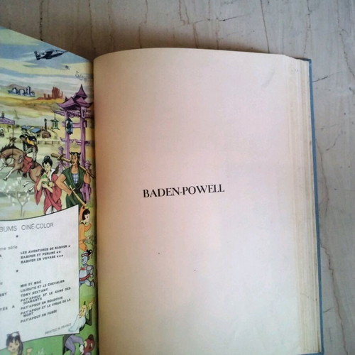 Volume of 7 French comics used, good condition, 1952+