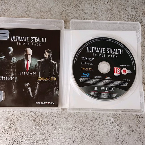 Ultimate Stealth Triple Pack PS3 like new, with booklet