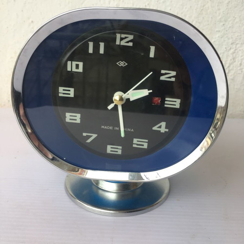 Double Rhomb table alarm clock new, analog