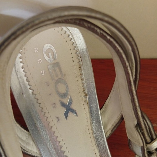 Ceox Silver Sandals Size 39 Like New Anatomical
