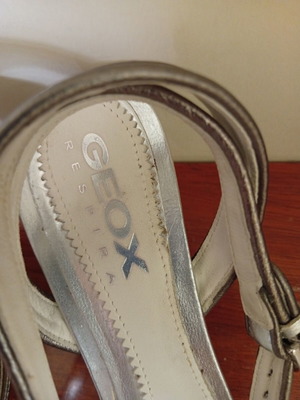 Ceox Silver Sandals Size 39 Like New Anatomical