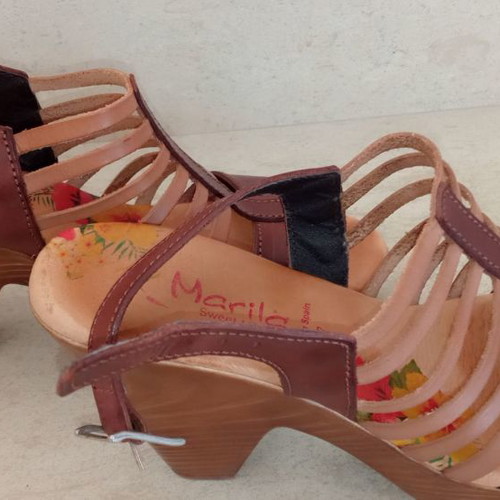 Marila leather sandals used, size 38