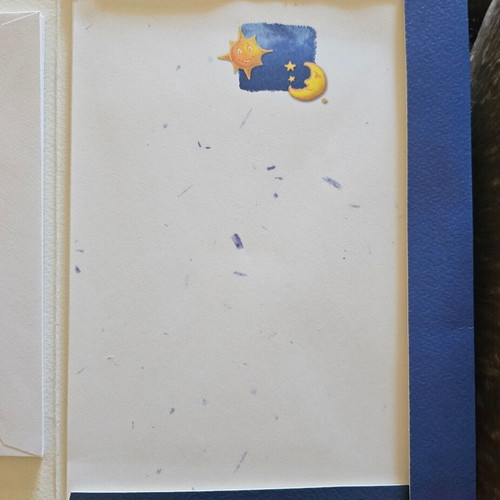 Writing set new, 8 envelopes, 20 sheets