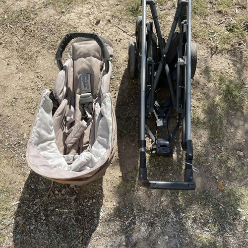 Inglesina Trilogy baby stroller with footmuff