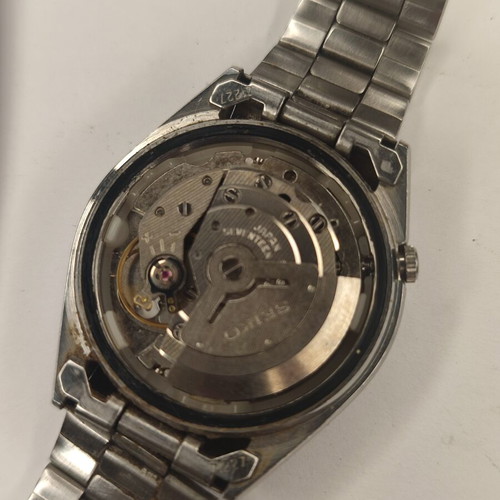 Seiko 5 Automatic 6309-8900 vintage 36mm silver watch used