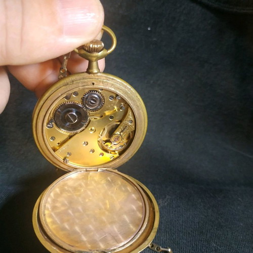 Pocket watch used, engraved, SCRILD Freres & Co Eterna