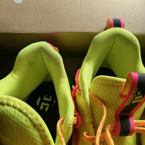 Adidas Harden Stepback 3 sneakers like new, size 48, yellow and turquoise