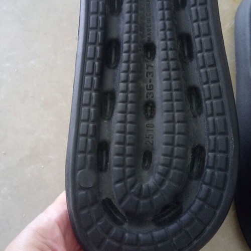 Slides Black Size 36-37 New, Anatomical and Lightweight