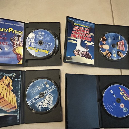Monty Python movies set of 5 DVDs like new