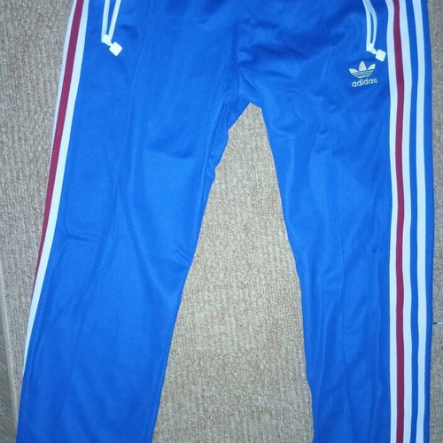 Adidas tricolor tracksuit pants new, size S