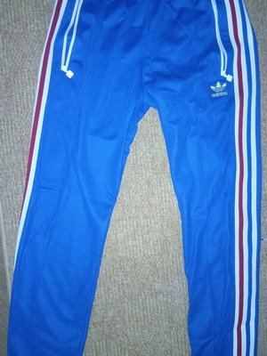 Adidas tricolor tracksuit pants new, size S