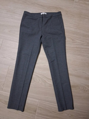 Checked fabric pants Cotton4all like new, black and grey, size S