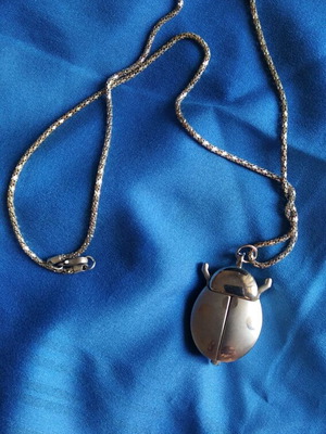 Ladybug pendant watch like new