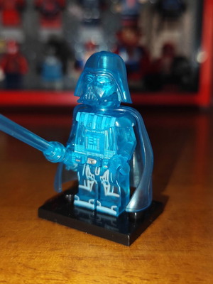 Φιγούρα Darth Vader (Hologram) σαν καινούργιο με βάση και lightsaber
