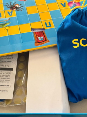 Scrabble Junior board game used for ages 6-10