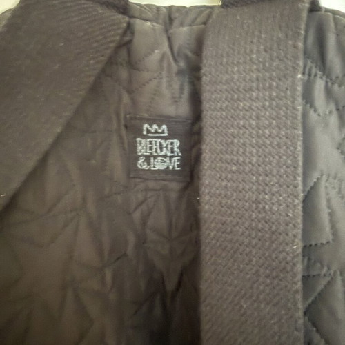 Bleecker & Love Backpack like new, black with quilted design