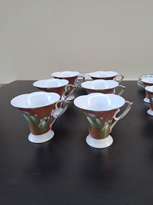 Coffee Glasses Set 12 Pieces like new