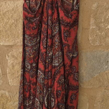 FatFace Sunkissed Juno Hanky Hem Paisley Maxi Dress like new, size L