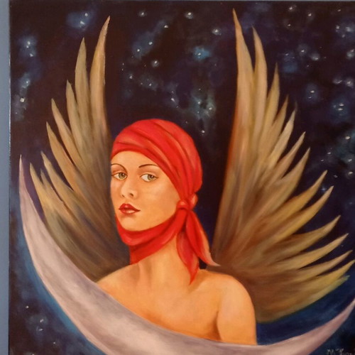 Oil painting on canvas 70x70 new