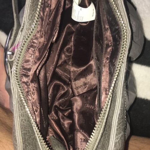 STEFANEL women's gray handbag like new