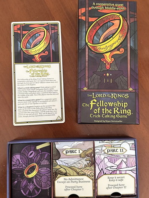 The Fellowship of The Ring Trick-Taking Game σαν καινούργιο, στα αγγλικά