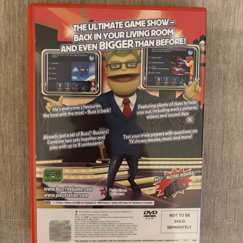 Buzz Big Quiz PlayStation 2 game used, English full version