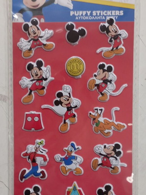 Mickey Mouse sticker sheet new