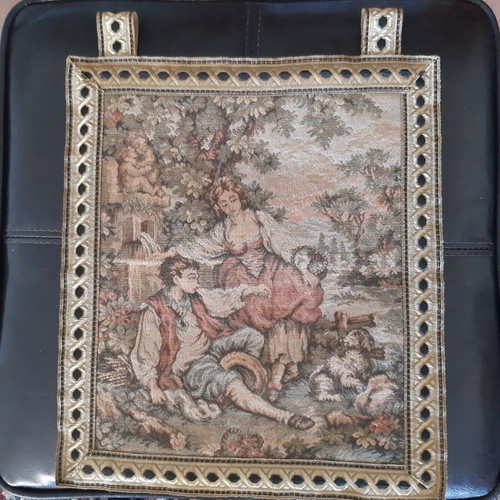 Tapestry used with gold embroidery and border