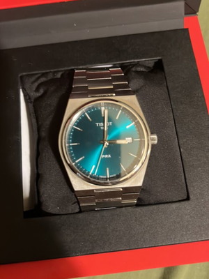 Tissot PRX με πράσινο καντράν ολοκαίνουριο εντός εγγύησης