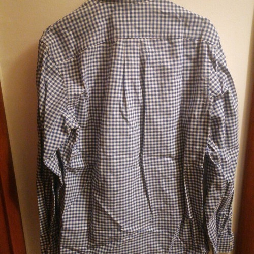 Ralph Lauren Men's Blue Checkered Shirt Used, Size S