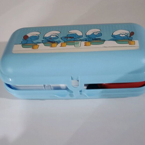 Tupperware Smurfs set 3 pcs new
